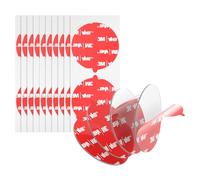 3M Autocollant Adhésives Double Face 4905 Diamètre 50 mm Lot De 20 Pastilles VHB Ultra-Résistantes Noir Épaisseur 0,6 mm Rond Pour Décoration De Voiture Maison Bureau Logos