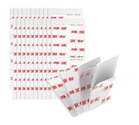 3M Autocollant Adhésives Double Face 4930 50 mm x 50 mm Lot De 40 Pastilles VHB Ultra-Résistantes Noir Épaisseur 0,6 Mm Carrées Pour Décoration De Voiture Maison Bureau Logos