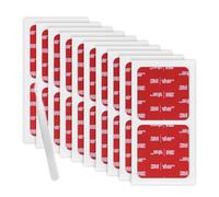 3M Autocollant Adhésives Double Face 5925 50 mm x 50 mm Lot De 20 Pastilles Ultra-Résistantes Noir Épaisseur 0,6 Mm Carrées Pour Décoration De Voiture Maison Bureau Logos