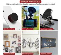 3m Autocollant Adhésives Double Face 5925 50 Mm X 50 Mm Lot De 40 Pastilles Vhb Ultra-Résistantes Noir Épaisseur 0,6 Mm Carrées Pour Décoration De Voiture Maison Bureau Logos