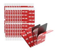 3M Autocollant Adhésives Double Face 5925 50 mm x 50 mm Lot De 40 Pastilles VHB Ultra-Résistantes Noir Épaisseur 0,6 Mm Carrées Pour Décoration De Voiture Maison Bureau Logos