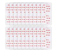 3M Autocollant Adhésives Double Face Diamètre 50 mm Lot De 40 Pastilles