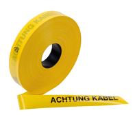 3M Bande d'avertissement de tracé 'Attention au câble', 40 mm x 250 m, 0,15 mm x5 morceau