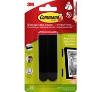 3M Bandes de montage dimages Command noir Contenu: 4 paire(s)