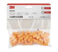 3M Bouchons d'oreille 1100, Légers et mousse souple pour un port confortable, protection auditive contre les niveaux de bruit dans la gamme de 94 à 105 dB (SNR : 35 dB), 30 paires