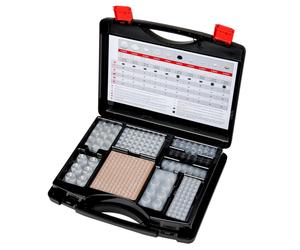 3M Bumpon Set 017 Tampons élastiques, mallette de plus de 700 pièces, transparent et noir x1 morceau