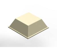 3M Bumpon SJ5023 blanc / largeur : 20,6mm hauteur : 7,6mm x1000 morceau