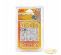 3M Bumpon SJ5309 Tampons Élastiques Transparents Espaceurs Puffer Temprix