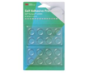 3M Bumpon SJ5344 transparent 'Blister'= 16pcs / Largeur : 19,0mm Hauteur : 4,0mm x1 morceau