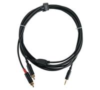 3m Cable Audio Stereo Jack 3,5mm vers 2x RCA Phono Mâle Connectique Audio DJ PA