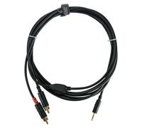 3m Cable Audio Stereo Jack 3,5mm vers 2x RCA Phono Mâle Connectique Audio DJ PA