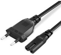 3m Câble D'alimentation Pour Ps5,Ps4,Ps3,Ps2,Xbox Series X,Xbox One S,Xbox One X,Fiche Européenne 2 Broches Vers C7 Euro 8 Double Prise