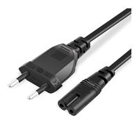 3M Câble d'alimentation pour PS5,PS4,PS3,PS2,Xbox Series X,Xbox One S,Xbox One X,fiche européenne 2 broches vers C7 Euro 8 double