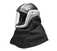 3M Casque 3M Versaflo M-406 avec cape extrêmement résistante, Noir
