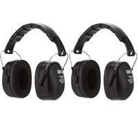 3M Casque Antibruit Pliable 90563E, protection auditive confortable recommandée pour des niveaux de bruit compris entre 94 et 105 dB, noir, 1 pièce (Lot de 2)
