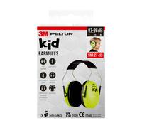 3M™Casque de Protection Auditive 3M™ PELTOR™ Kid Vert SNR 27 dB