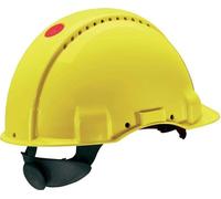 3M casque de protection G3000N ABS système à cliquet bleu, couleur:jaune