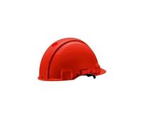 3M Casque - Uvicator - harnais standard - ventilé - bandeau en cuir - rouge - G3000DUV-RD