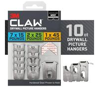 3M Claw Lot de 10 cintres pour cloison sèche, 6,8 kg