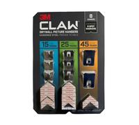 3M Claw Lot de 8 crochets de suspension à griffes pour plaques de plâtre