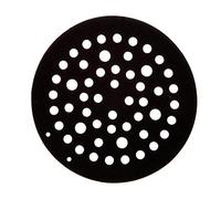 3M Clean Lot de 20 disques de ponçage à crochet 20446, crochet et boucle, diamètre 6 cm, 52 trous Noir