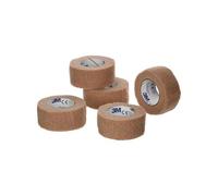 3M Coban Lot de 5 rouleaux de papier adhésif Marron clair 2,5 cm x 4,7 m