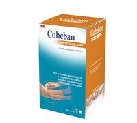 3M - Coheban Largeur- 10 cm x 3.5 m et longueur - 10 cm x 7.35 m Bande de contention cohésive