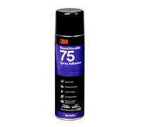3M Colle aérosol 75 repositionnable, Claire, 500 mL