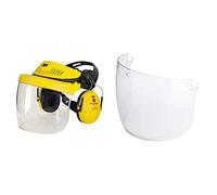 3M Combinaison multisystème Industrie avec coiffe G500 jaune & Visière en polycarbonate incolore 5F11