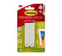 3M Command Bande de montage d'images L, 4x2 bandes blanches, 17206 x12 morceau