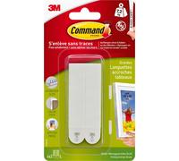 3M Command Bande de montage d'images Taille : L blanc Capacité de charge : 7,2 kg