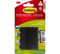 3M Command Bande de montage d'images Taille : S noir Capacité de charge : 1,8 kg