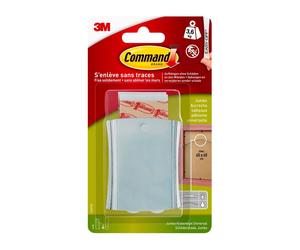 3M Command Clou adhésif universel 17048-1-FGN, Jumbo, 1 crochet + 4 Strips grand/paquet x12 morceau