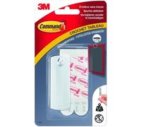 3M COMMAND Crochet adhésif - Métal - Blanc