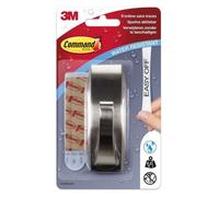 3M COMMAND Grand crochet moderne - Acier brillant