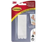 3M Command Bandelettes de montage d'images 17207FGN 8 bandelettes blanches, taille M Jusqu'à 5,4 kg de capacité de charge x1 morceau
