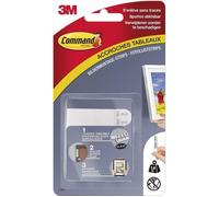 3M COMMAND Languettes de fixation - Petit modèle - Blanc