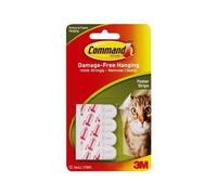 3M Command Lot de 6 packs de 12 petites bandes adhésives pour poster - 17024