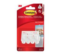 Lot de 3 crochets adhésif Taille s,, blanc 0.225 kg