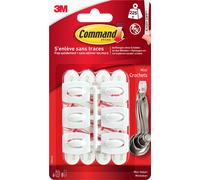 3M Mini crochet Command (L x l x H) 29 x 22 x 11 mm blanc Contenu: 6 pc(s)
