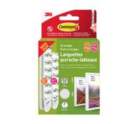3M Command™ Multi-Pack de languettes accroches tableaux extra-larges et larges