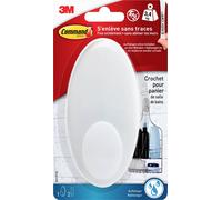 3M Crochet Command pour panier de salles de bains et douche (L x l x H) 127 x 64 x 41 mm blanc Contenu: 1 pc(s)