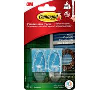 3M Crochet Command TM M pour lextérieur, forme ovale transparent Contenu: 2 pc(s)