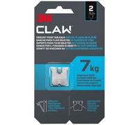 3M - Crochet tableaux - Claw - Spécial plaque de plâtre - Supporte 7 kg - Lot de 2