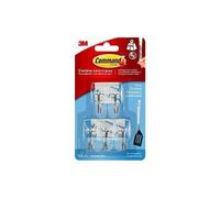 3M Crochet transparent avec pointe metal - Petit Modele