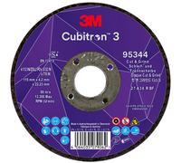 3M Cubitron 3 Cut & Grind Disque à ébarber, 115 mm, 4,2 mm, 22,23 mm, 36+, type 27 #95344 x10 morceau