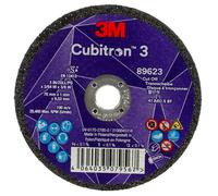 3M Cubitron 3 Disque à tronçonner, 75 mm, 1 mm, 9,53 mm, 60+, type 41 #89623 x50 morceau