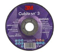 Cubitron 94946 Cubitron™ 3 Cut and Grind Disque à ébarber Diamètre 125 mm Ø de perçage 22.23 mm 10 p