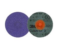 3M Cubitron 3 Roloc disque fibre 1182C, 50 mm, 60+ x200 morceau