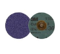 3M Cubitron 3 Roloc disque fibre 1182C, 76 mm, 36+ x200 morceau